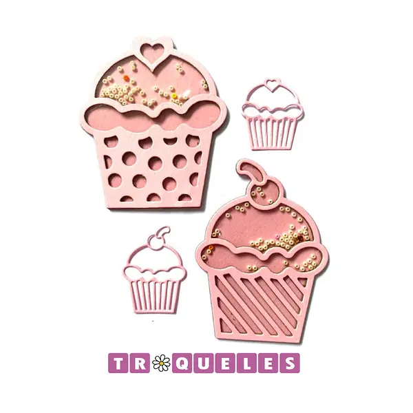 3255 Troquel Cupcakes