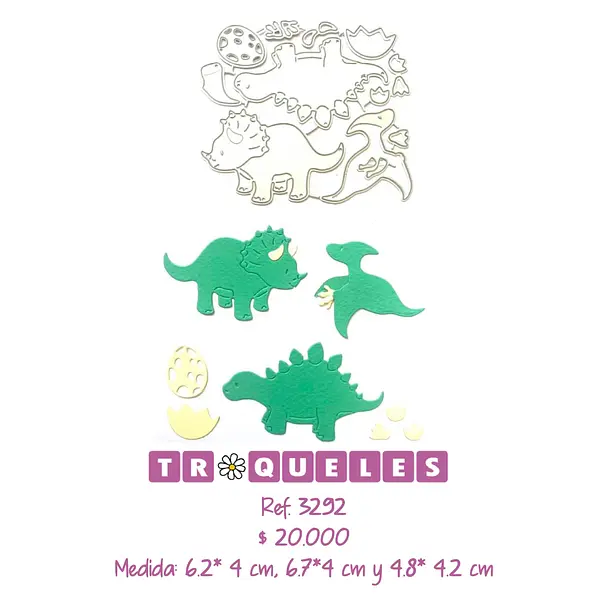 3292 Troquel Dinosaurio