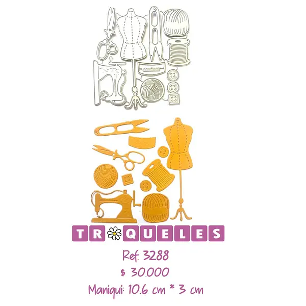 3288 Troquel Cosas de Costura