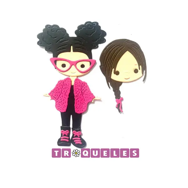 3275 Troquel Niña con Gafas
