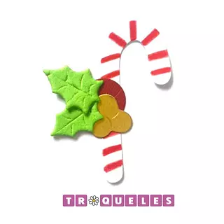 3284 Troquel Baston de Navidad