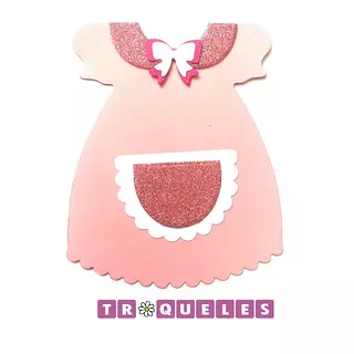 3289 Troquel Vestido de Niña