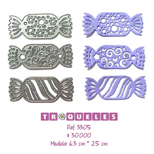 3305 Troquel Caramelos
