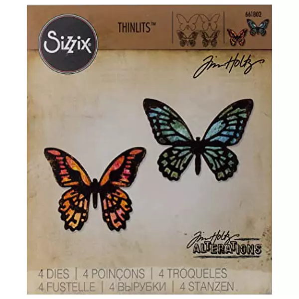 661802 Troquel Thinlits Mariposas Pequeñas