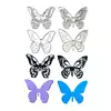 661802 Troquel Thinlits Mariposas Pequeñas