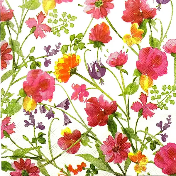 Servilleta Decorativa Flores