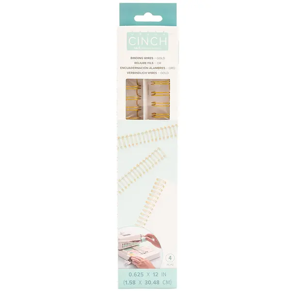 Argollas para Cinch Doradas 5/8 *4pz de We R
