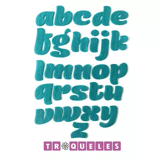 3838 Troquel Abecedario Minuscula