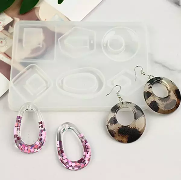 Molde Silicona Formas para Aretes