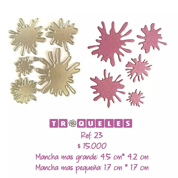 023 Troquel Manchas de Pintura