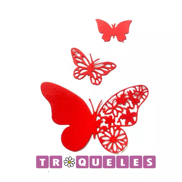 099 Troquel Mariposas * 3 Pz