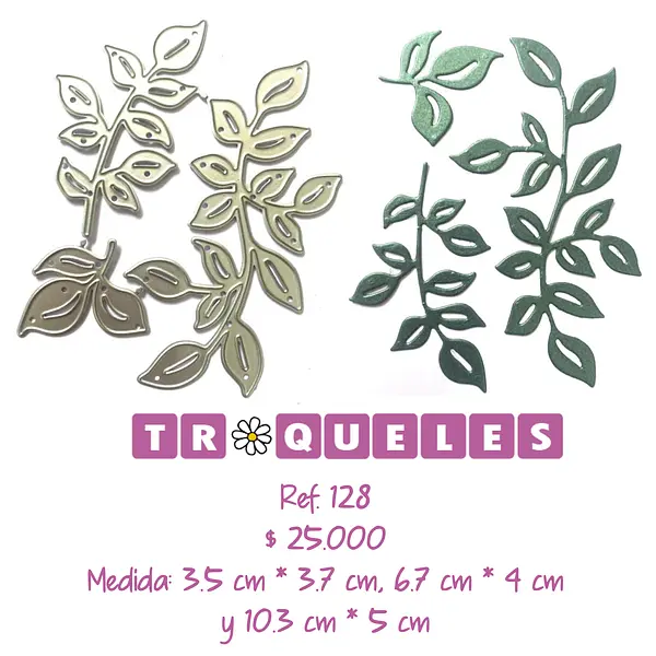 T0128 Troquel Ramas