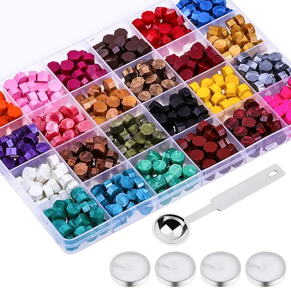 Kit Cuentas De Lacre * 624 Pz