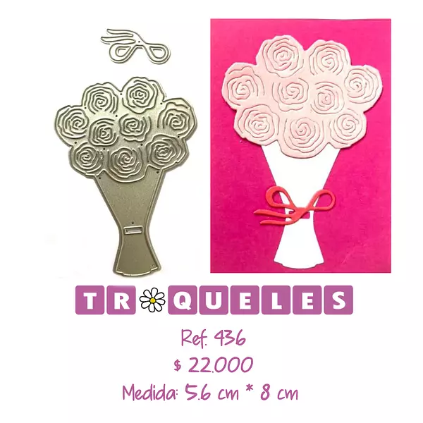 T0436 Troquel Ramo De Novia