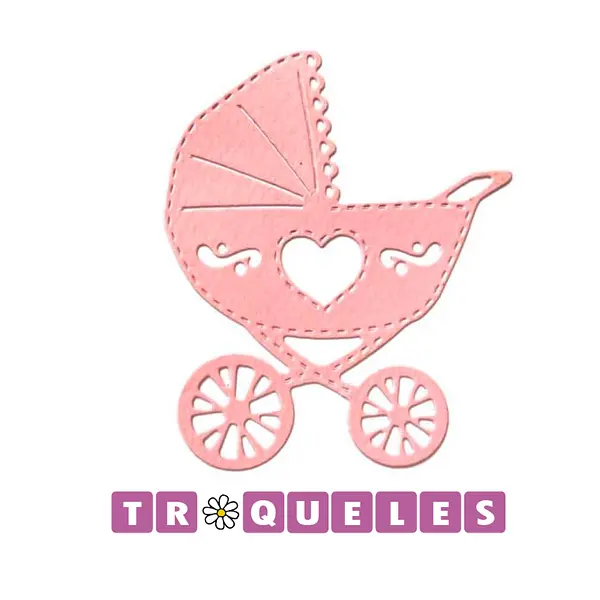 T0376 Troquel Coche Bebe