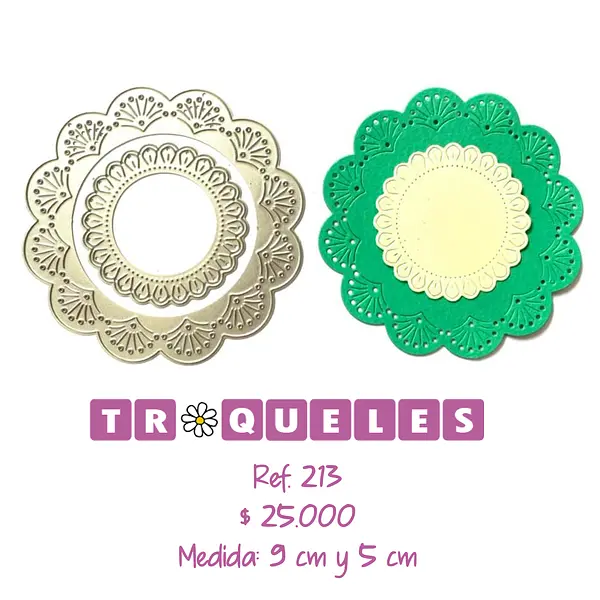 T0213 Troquel Blondas * 2 Pz