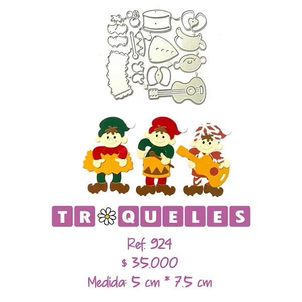 T0924 Troquel Duendes