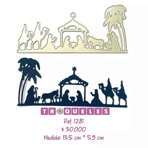 T1281 Troquel Pesebre