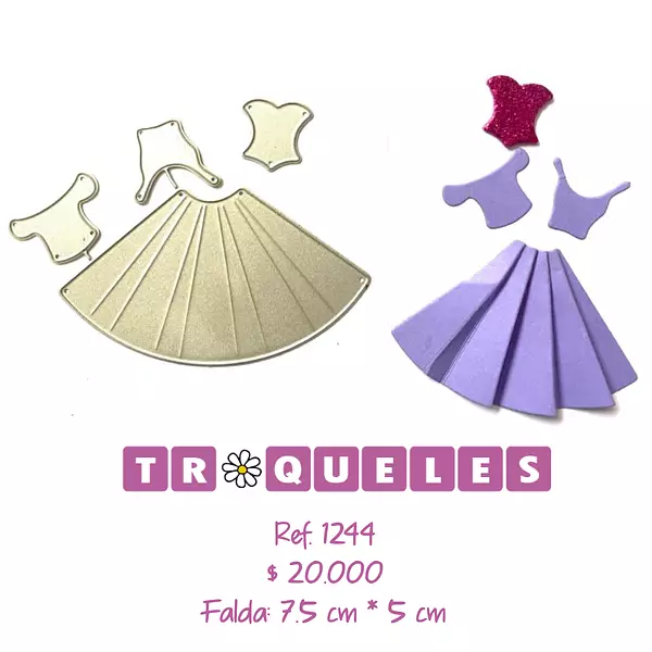 T1244 Troquel Vestido