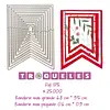 175 Troquel Banderines * 11 Pz