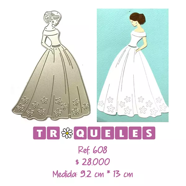 T0608 Troquel Quinceañera