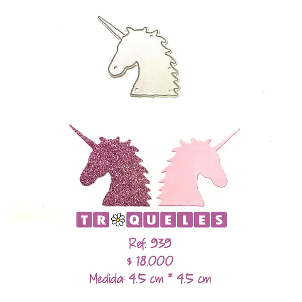 T0939 Troquel Unicornio