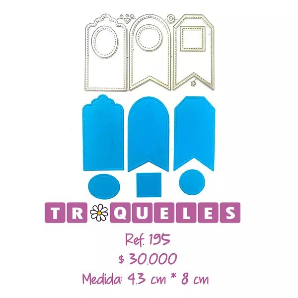 T0195 Troquel Etiquetas