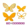 T0205 Troquel Mariposas * 4 Pz