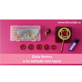 Dale forma a tu sellado en lacre