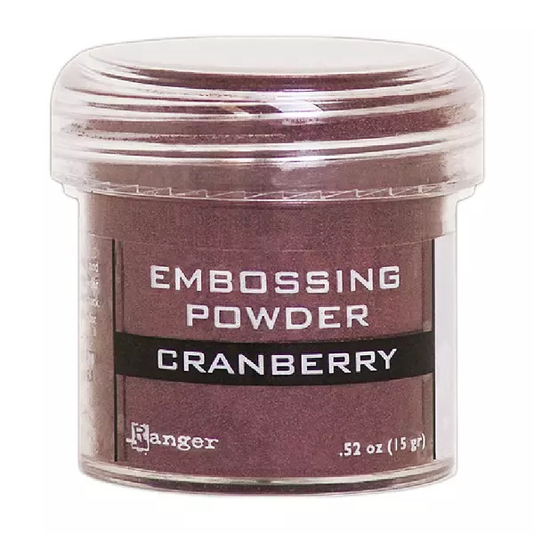 Polvos Embossing Cranberry
