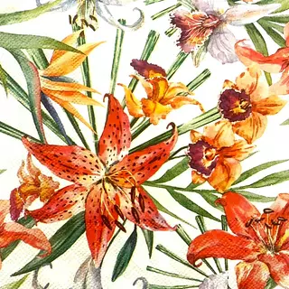 Servilleta Decorativa Flores