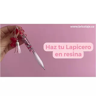 Lapicero en resina