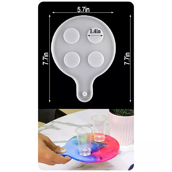 Molde Silicona Bandeja Circular