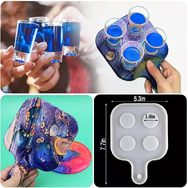 Molde Silicona Bandeja Cuadrada