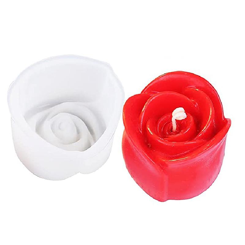 Molde de silicona con forma de flor para velas - 1 und