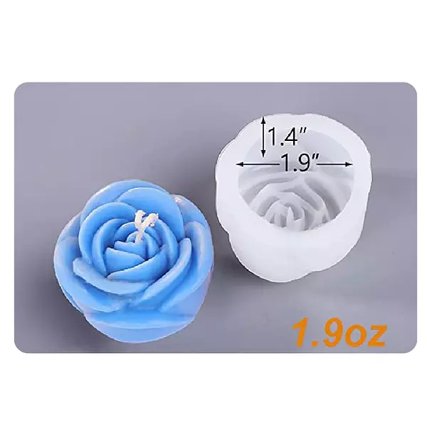 Molde Silicona Flores para Velas O Jabones