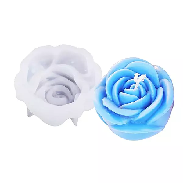Molde Silicona Flores para Velas O Jabones