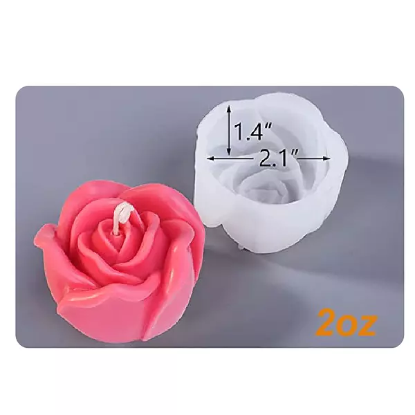 Molde Silicona Flores para Velas O Jabones