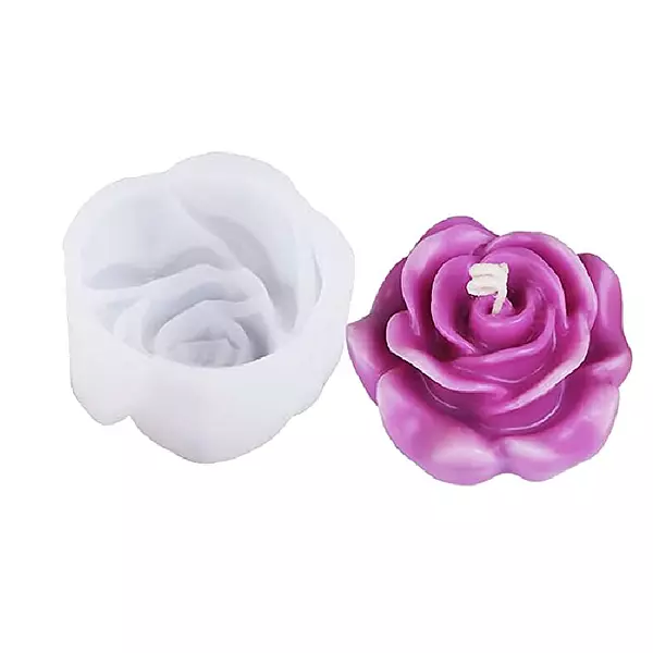 Molde Silicona Flores para Velas O Jabones