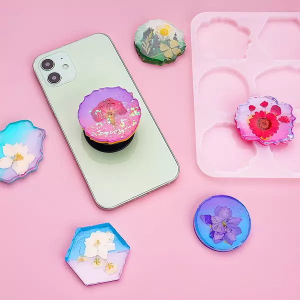 Molde Silicona para Base de Celular Figuras
