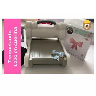 Troquelando cuerina con la big shot