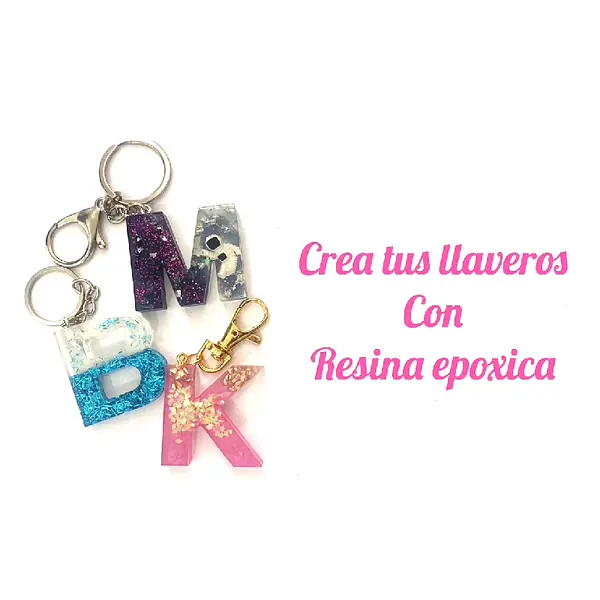 Crea tus llaveros con resina epoxica