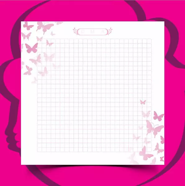 100 Hojas Para Agendas Mariposas