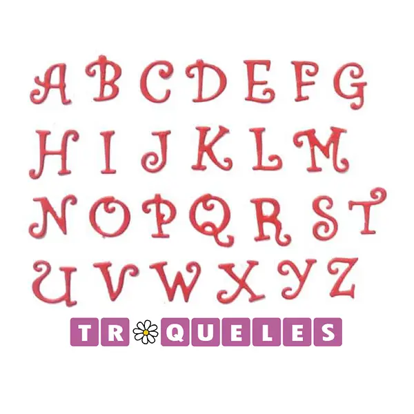 T1410 Troquel Abc Mayuscula
