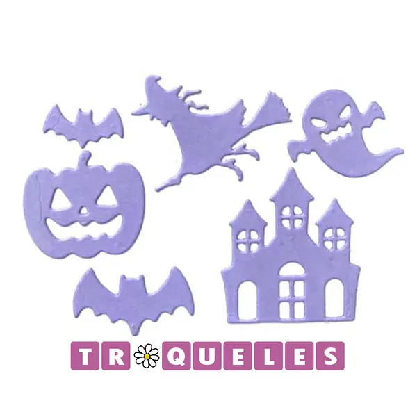 T0219 Troquel Cositas Minis De Halloween