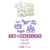 T0219 Troquel Cositas Minis De Halloween