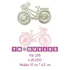 T0239 Troquel Bicicleta Con Flores