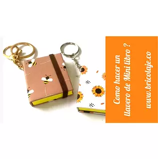 Llaveros de mini libros
