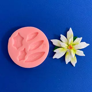 Molde Silicona Ponsetia