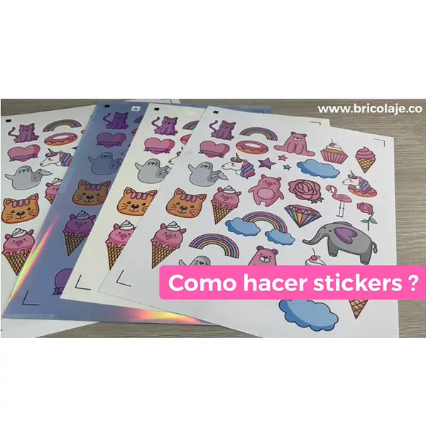 Como hacer stickers ? PRINT AND CUT